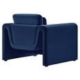 thumbnail image 4 of Modway Waverly Performance Velvet Armchair in Midnight Blue, 4 of 9