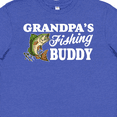 thumbnail image 4 of Inktastic Grandpa's Fishing Buddy with White Text Youth T-Shirt, 4 of 5