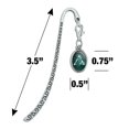 thumbnail image 4 of Harry Potter Deathly Hallows Logo Metal Bookmark Page Marker with Oval Charm, 4 of 5