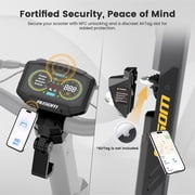 Adults Electric Scooter with 10''off-Road Tire, 2912W Peak Dual Motor, 40 MPH Top Speed, 71 Miles Max Range, 297 Lbs Max Load, IP54, Folding E-scooter with LED