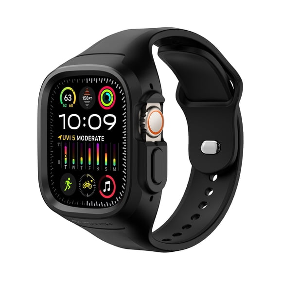 Banda deportiva para Apple Watch SURITCH Ultra 3/2/1 49mm negra