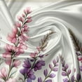 thumbnail image 5 of Ambesonne Cottagecore Valance & Curtain 3 Pcs Set, Pastel Colored Floral, 55"x24", Rose Lilac and Sage Green, 5 of 7