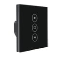 thumbnail image 2 of Tuya WiFi Interruptor inteligente Cortina eléctrica Control remoto inalámbrico Interruptor de control de voz, Negro Inevent EL001882-02B, 2 of 7