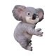 thumbnail image 4 of Adorno colgante de resina con forma de animales para jardín, colección de obras de arte creativas, regalo, adorno decorativo para jardín, patio trasero y cerca exterior. Koala estilo B, 4 of 8