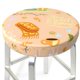 thumbnail image 3 of Balery Scandinavian Style Hygge Fundas de asiento para taburete de bar redondo de tela de terciopelo ajustables que protegen de arañazos y manchas para sillas de 14 a 17 pulgadas.-14 inch, 3 of 7