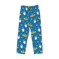 thumbnail image 2 of Fotbe Cartoon Goose Men's Pajama Pants,Sleepwear Pants,Pj Bottoms Drawstring And Pockets-Small, 2 of 7