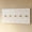White with Brass, variant on The Brass Dimmer Switch (1 to 5 gang)