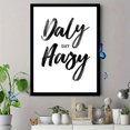 thumbnail image 4 of Qisvanset Daily Hazy Day Typography Canvas Wall Art 15.75x11.81 Inches, 4 of 8