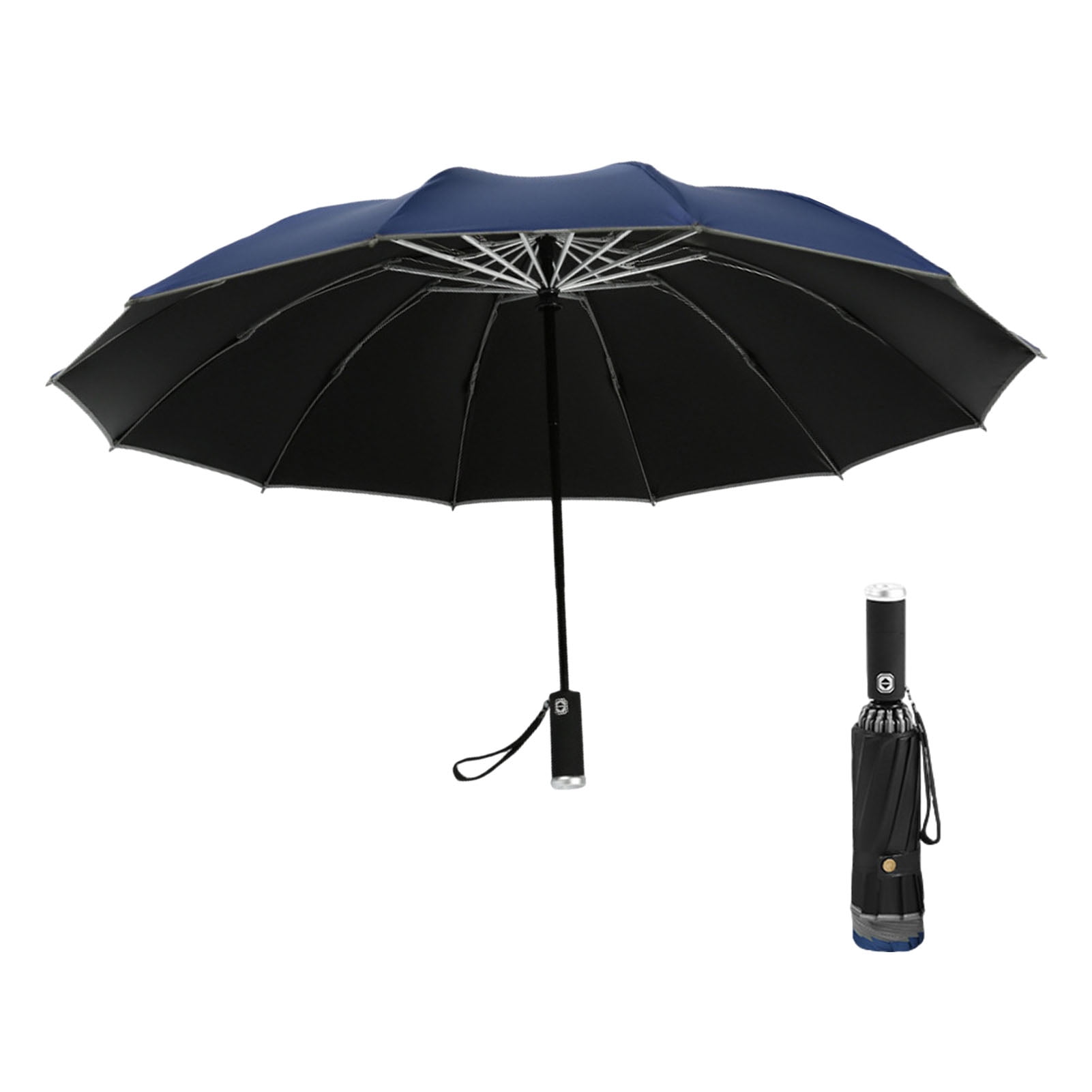 Gecorid Sunscreen Umbrella Reflective Automatic Folding Umbrella
