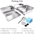 thumbnail image 5 of Pull-Out Sifting  Litter Box with Lid for Pine Pellets (17.5" L x 13.6" W x 10" H), 5 of 6