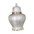 thumbnail image 1 of Tarro de jengibre de porcelana, bote de té de cerámica, lata para sala de estar, regalo de oficina S, 1 of 9