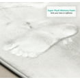 thumbnail image 6 of Nestl 1 Large Absorbent Memory Foam Bath Mat Bathroom Rug, White, 20"X30", 6 of 7