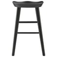 thumbnail image 4 of 26" Black Solid Wood Counter Stool, 4 of 8