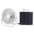thumbnail image 2 of Solar Panel Fan Kit, 4W Solar Powered Fan High Conversion Efficiency  For Pet House, 2 of 8