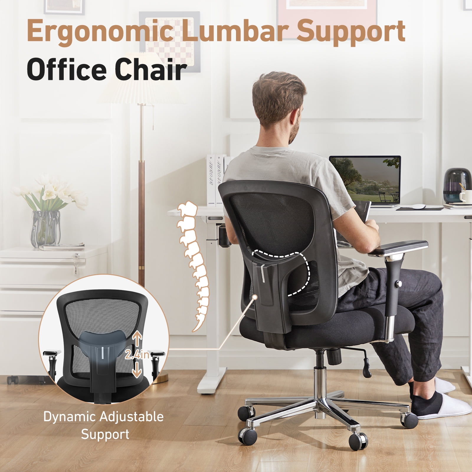 Zunmos Office Desk Chair - Thumbnail 2