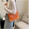 thumbnail image 6 of Crossbody Bags for Women, Straw Clutch Purses, Bohemian Handmade Woven Envelope Package, Tassel Handbags for Women, 6 of 7
