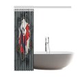 thumbnail image 2 of BPBOP Halloween Frame With Count Dracula Bathroom Waterproof Fabric Shower Curtain 66x72 inches, 2 of 2