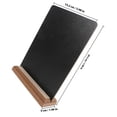 thumbnail image 2 of Black Chalkboards Mini Chalkboard Sign Board for Message Use 2Pcs, 2 of 4