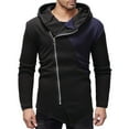 thumbnail image 2 of Men's Lightweight Jacket Winter Warm Zippered Hooded Outerwear Soft Comfortable Windproof Casual Coat, 2 of 2