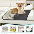 thumbnail image 6 of Qxltty Black and White Lion Cat litter Pads Pet Set of 3 Diaper Mats Center Anti-leakage Layer Absorbent Soft and Comfortable, 6 of 7