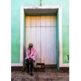 thumbnail image 2 of Kim, Eunice 18x24 Black Ornate Wood Framed with Double Matting Museum Art Print Titled - A Cuban, 2 of 4
