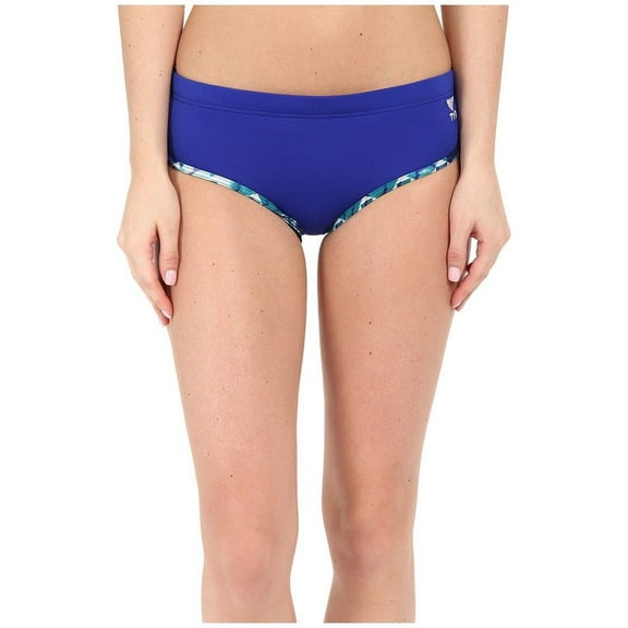 TYR Emerald Lake Binded Hipkini, Medium, Velvet/Turquoise Size Medium