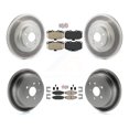 thumbnail image 1 of Transit Auto Front Rear Ceramic Pads and Coated Disc Brake Rotors Kit for Car 2008 Subaru Impreza WRX KGA-102975, 1 of 8