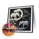 thumbnail image 2 of Pintura de diamante 5D DIY Kit de elefante de taladro cuadrado completo decoración del hogar arte artesanal Hugtrwg Para estrenar, 2 of 9