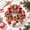 DIY Christmas Wreath(House), variant on Ywbawe 12.6in Christmas Fabric Wreath DIY Set 3DPoke Craft Kit Handmade Holiday Door Wall Hanging Decoration for Home