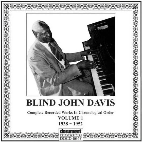 John Blind Davis - Complete Recorded Works Vol. 1 (1938-1952) - Music & Performance - CD