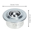 thumbnail image 2 of unbranded 8Ud Giratorias De Nylon Y Acero Carbono Con Rotación 360 Para Muebles, 2 of 5
