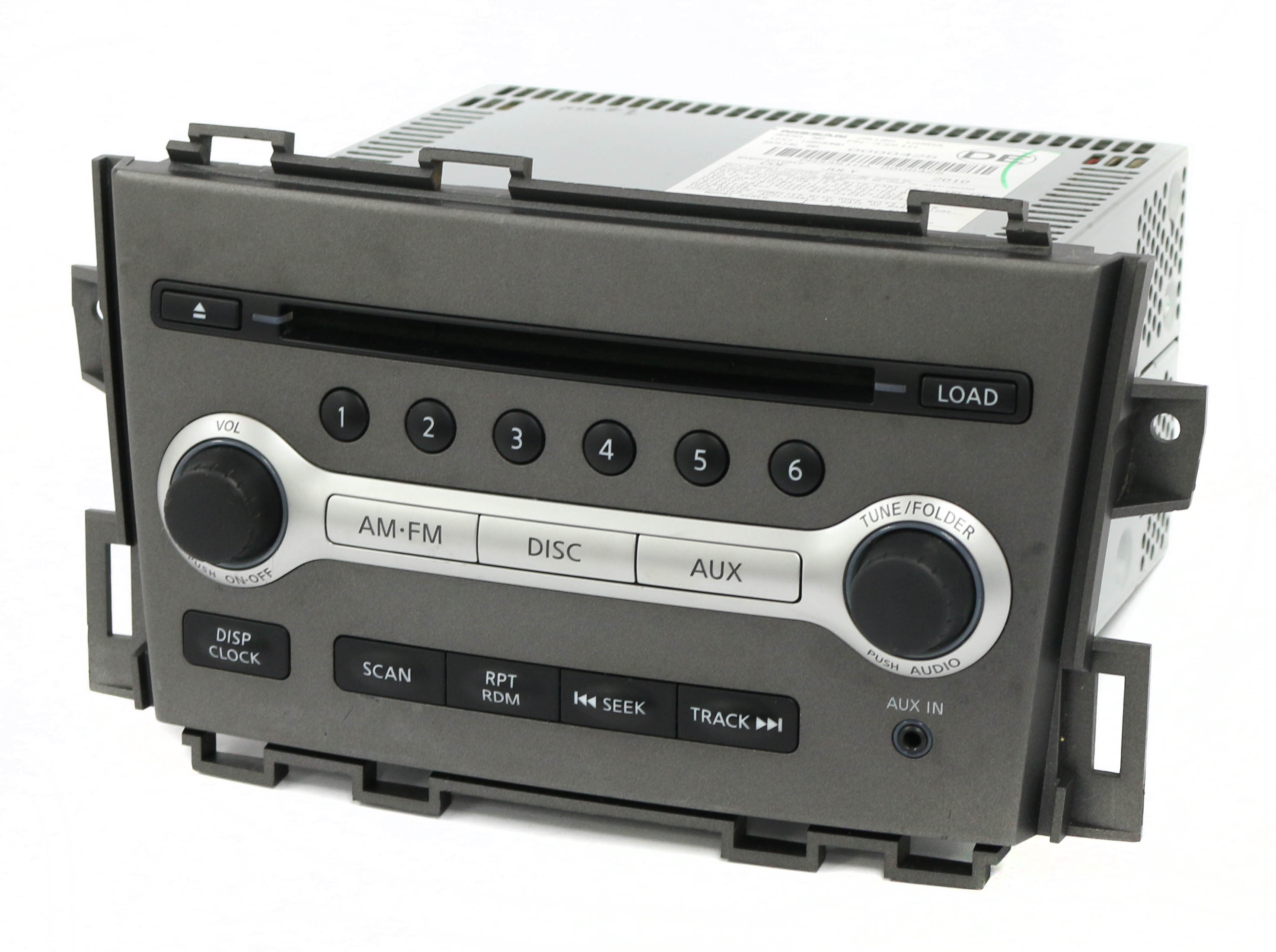 Restored Nissan 2011-2014 Murano AM FM Radio mp3 6 Disc CD Player w Aux Input 281851SX0A (Refurbished)
