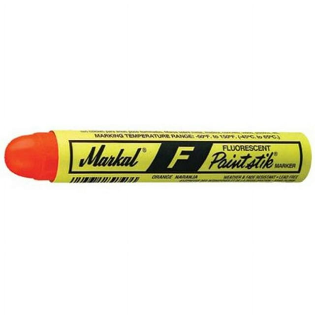 Markal 434-82834 F Fluorescent Orange Paintstik Marker