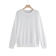 thumbnail image 4 of zanvin T-shirt Ample pour Femme Blouse à Manches Longues Col Rond Hauts Décontractés Chandail, 4 of 4
