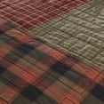 thumbnail image 3 of Donna Sharp Woodland Square Patchwork Pieced Cotton Decorative Throw Pillow, 3 of 6