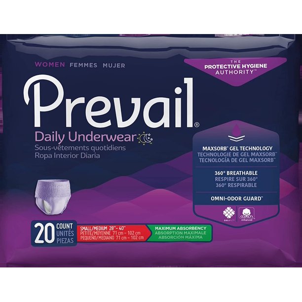 Prevail Incontinence Protective Underwear for Women, Maximum Absorbency