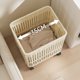 thumbnail image 5 of Large Capacity Movable Clothes Storage Basket With Wheels Folding Clothes Basket Multifunctional Clothes Storage Box For Bedroom And Bathroom, 5 of 5