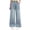 Blue, variant on TIREOW Girls Loose Fit Casual Jeans Straight Wide Leg Elastic Waist Denim Pants Star Embroidered Baggy Denim Trousers(Blue,15-16 Years)