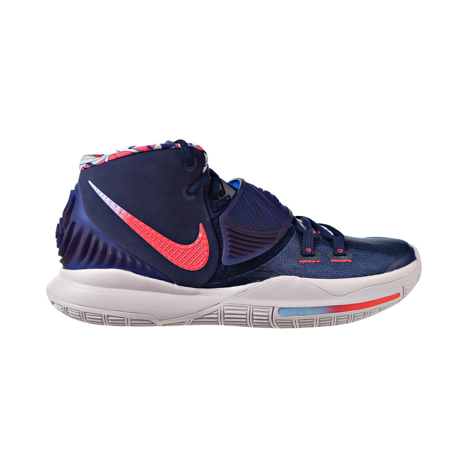 Nike Kyrie 6 Men's Basketball Shoes Midnight Navy-Laser Crimson bq4630 ...