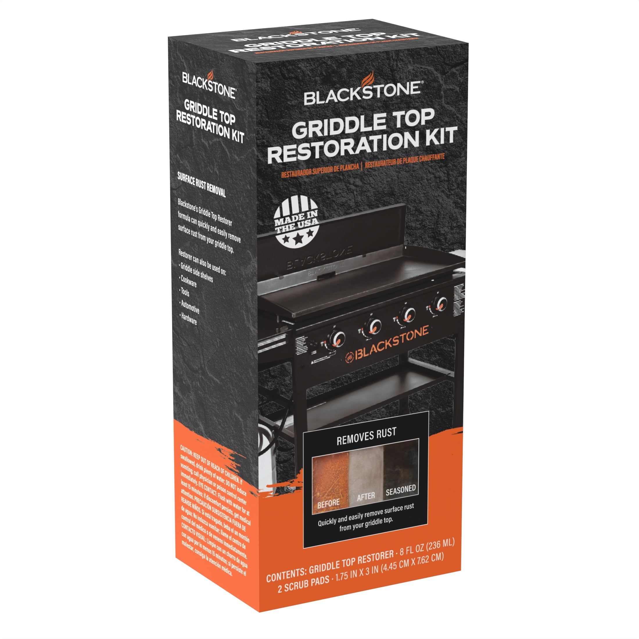 Blackstone 8 fl oz. Griddle Top Restoration Kit with Applicator Pads