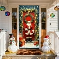 thumbnail image 6 of Hometravel Christmas Door Curtain Decor, Seasonal Entryway Display Piece, Large Scale Wall Hanging for Holiday Festival Atmosphere, 6 of 6