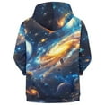 thumbnail image 3 of Toddler Hoodies Sweatshirts for Boys Full Zip Planet Galaxy Print Hooded Pullover Jacket Casual Sweatshirts Fall Fashion Clothes With Pocket Size 18-24 Months, 3 of 3