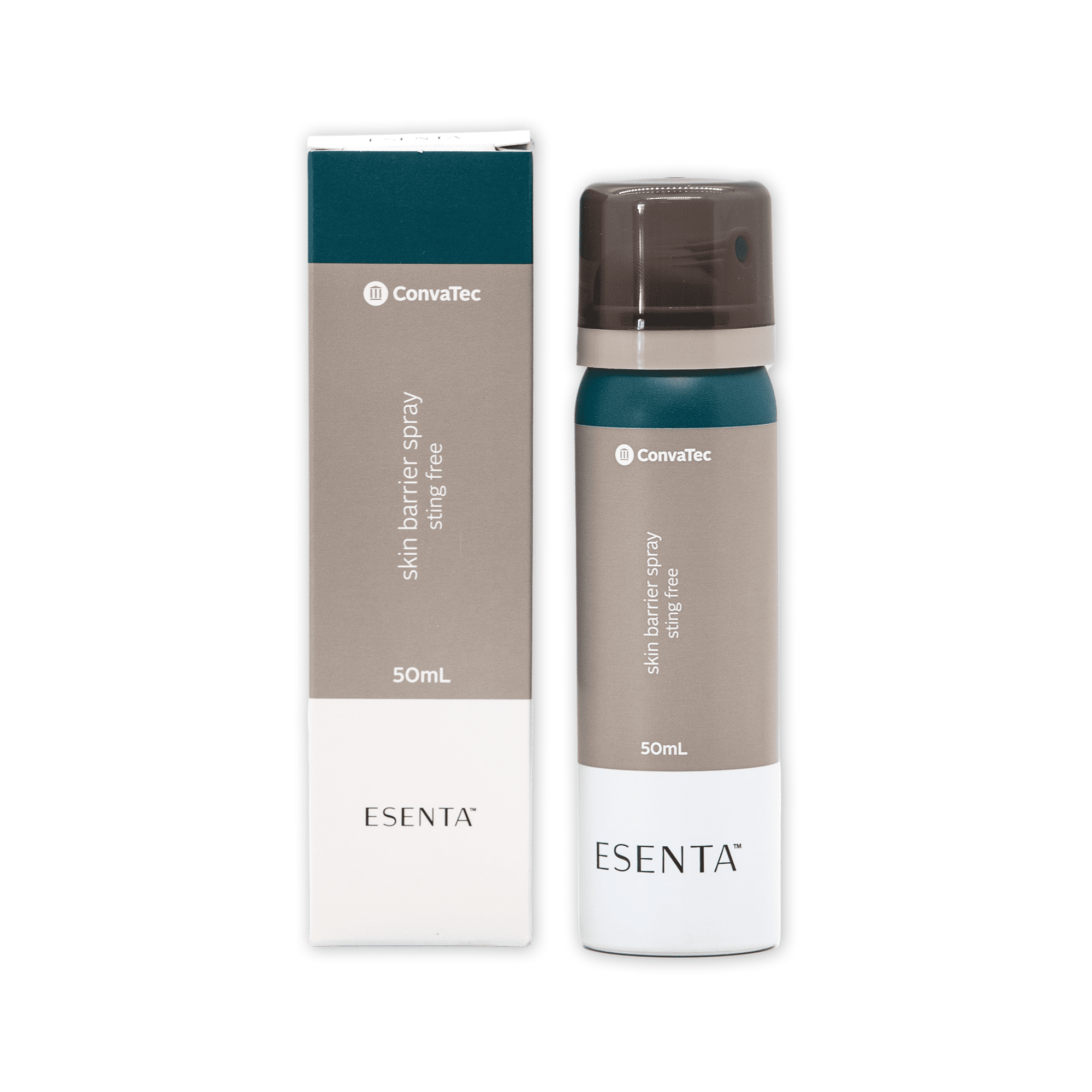 ESENTA Skin Barrier for Protection Around Stomas and Wounds, Silicone Based, Sting and Alcohol Free, 50 mL Spray Bottle (Pack of 1)