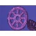 thumbnail image 1 of Ahgly Company Machine Washable Indoor Rectangle Transitional Aztech Purple Area Rugs, 6' x 9', 1 of 7