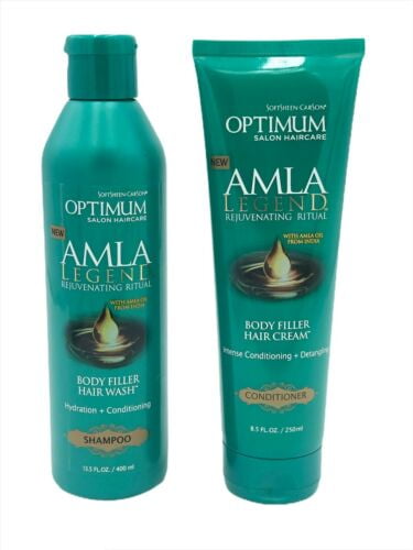NEW SoftSheen Carson Optimum Amla Legend Body Filler Shampoo & Conditioner Set