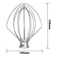 thumbnail image 2 of Fouet en Acier Inoxydable 5k452ww pour Batteur sur Socle KitchenAid, 2 of 2