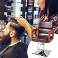 thumbnail image 4 of Gymax Adjustable Salon Chair Hydraulic Barber Solid Wood Armchair with 360° Rotation, 4 of 10