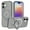 Gray, variant on Compatible with iPhone Air/iPhone 17 Air Case with Invisible Magnetic O-Ring Stand Military-Grade Translucent Case for iPhone Air/iPhone 17 Air 6.5" [Compatible with Mag-Safe][Great Grip Feeling]
