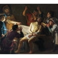 thumbnail image 3 of Gerard van Honthorst 22x20 Black Modern Framed Museum Art Print Titled - Christ Crowned with Thorns (C. 1622), 3 of 5