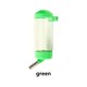 thumbnail image 2 of Greeniant Bebedero para mascotas, portátil, lavable, bonito, boquilla de acero inoxidable, a prueba de fugas, 400ml, colgante recargable, bebedero sin Suministros de alimentación y agua para Verde Greeniant PT004403-02, 2 of 6